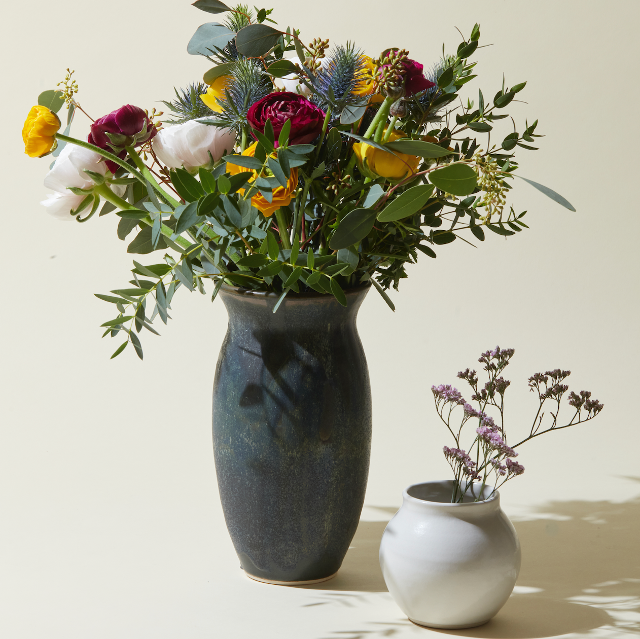 Vase Soliflore - Blanc Crème