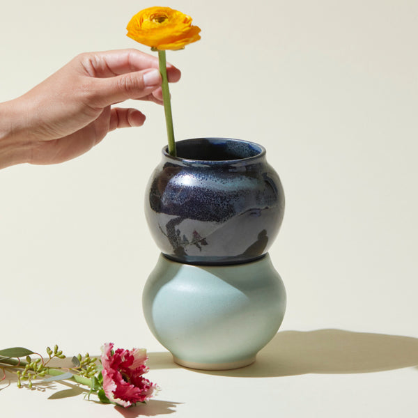 Vase Soliflore - Bleu Lagon