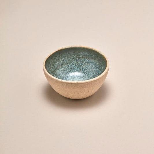 Small blue ceramic bowl